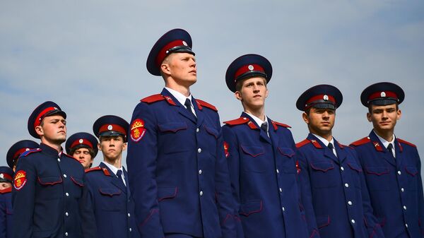 Военнослужащие Центрального казачьего войска 