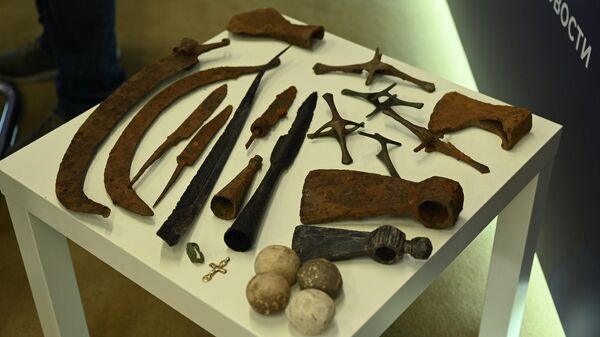 Артефакты раскопок на месте Судбищенской битвы. Находки первой половины 2022 года