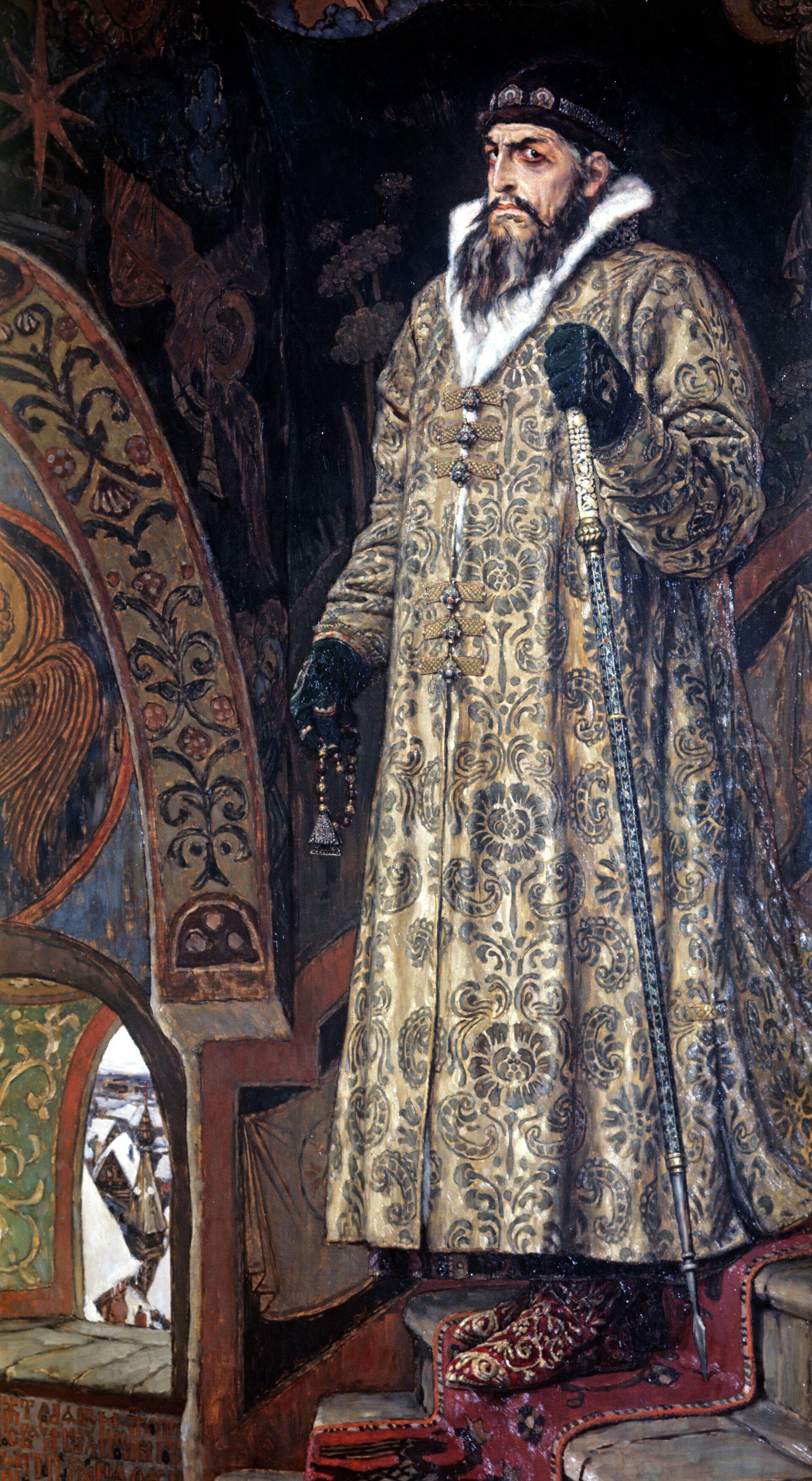 Репродукция картины Виктора Васнецова Царь Иван Васильевич Грозный, 1897 год Репродукция картины Виктора Васнецова Царь Иван Васильевич Грозный, 1897 год - РИА Новости, 1920, 07.08.2025