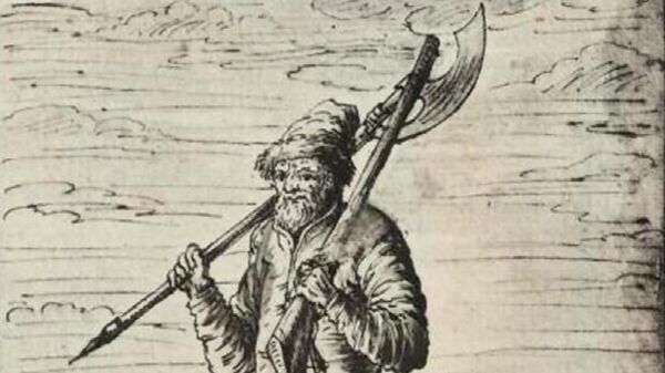 Стрелец. Рис. Э. Пальмквиста. 1674 г. Из альбома Наблюдения о России