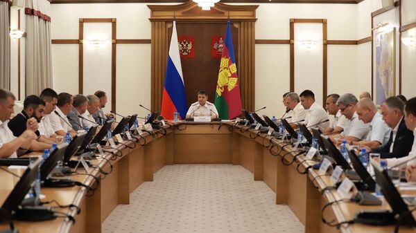 Заседание рабочей группы при губернаторе Краснодарского края по делам казачества