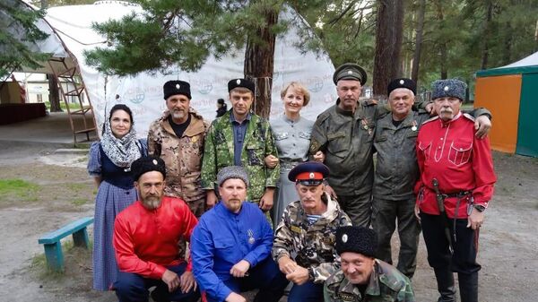 Участники казачьих игр Шермиции на Сибирской земле