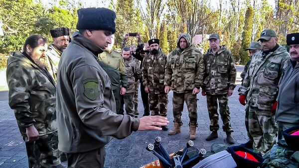 Делегация Всевеликого войска Донского на встрече с бойцами СВО