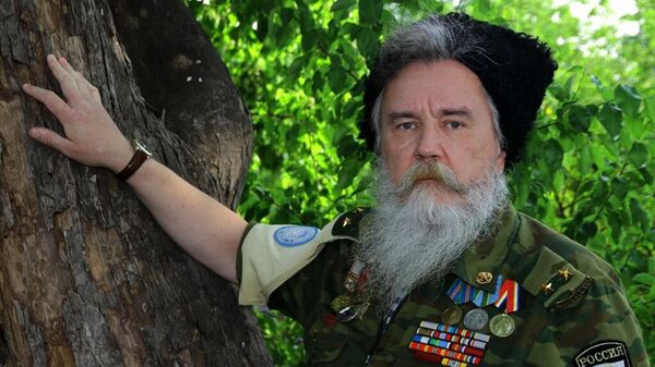 Потомственный казак, подполковник запаса, военный переводчик Игорь Ждаркин.