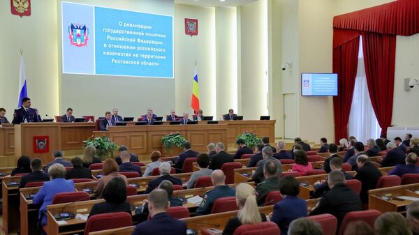 Заседании правительства Ростовской области 