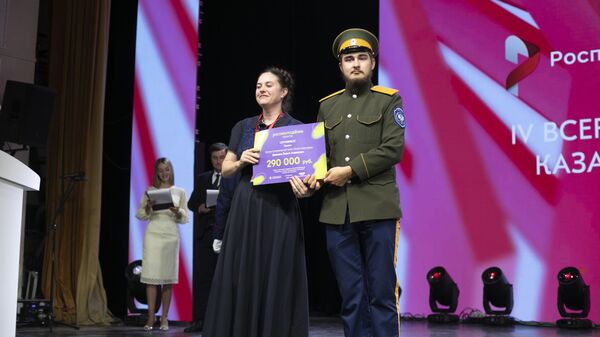 Руководитель проекта Вадим Давыдов на церемонии награждения победителей грантового конкурса