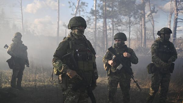 Военнослужащие ВС РФ в зоне специальной военной операции