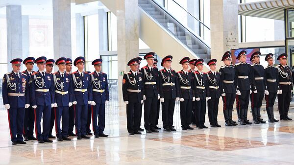 Ученики казачьих кадетских корпусов