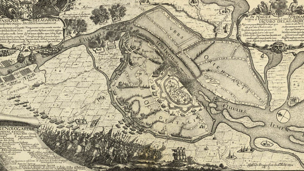 План осады Новгорода Яковом Делагарди в 1611 году