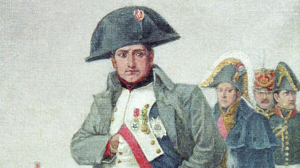 Репродукция портрета Наполеона, написанного неизвестным художником в конце XIX века