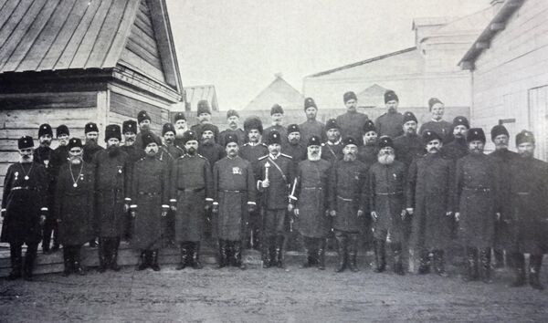Личный состав станичного сбора Атаманской станицы. 1911 год