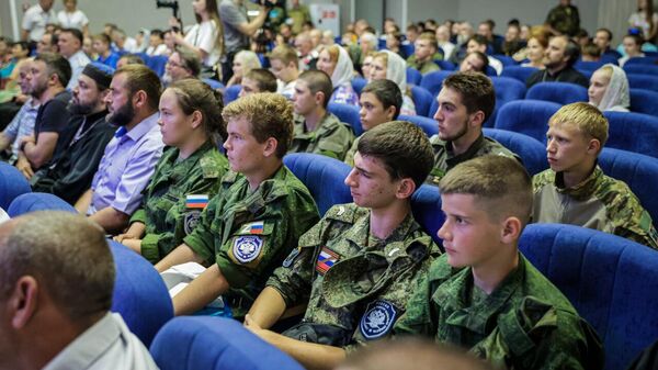 Участники форума казачьей молодежи Терского казачьего войска