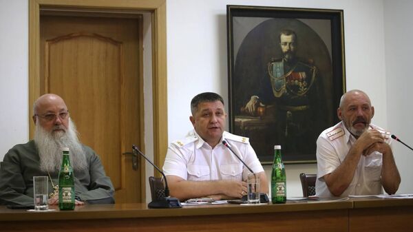 Заседание совета атаманов Кавказского казачьего отдела