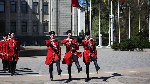 Казаки Кубанского казачьего войска 