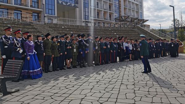 Открытие Всероссийского слета казачьей молодежи в Пятигорске