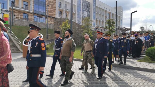 Открытие Всероссийского слета казачьей молодежи в Пятигорске