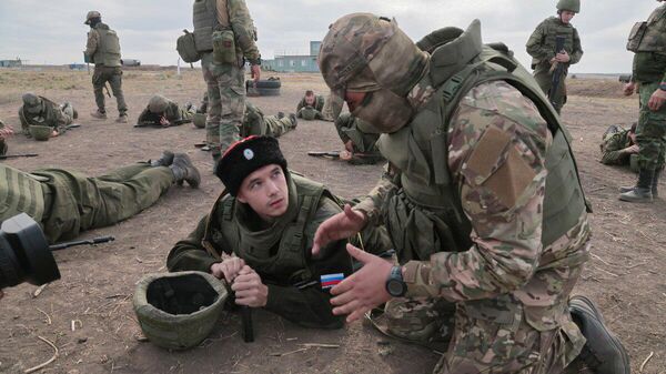 Военно-полевые сборы Всевеликого войска Донского на полигоне Кадамовский Южного военного округа