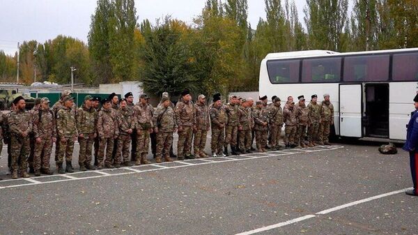 Казаки Саратовской области перед отправлением в зону спецоперации