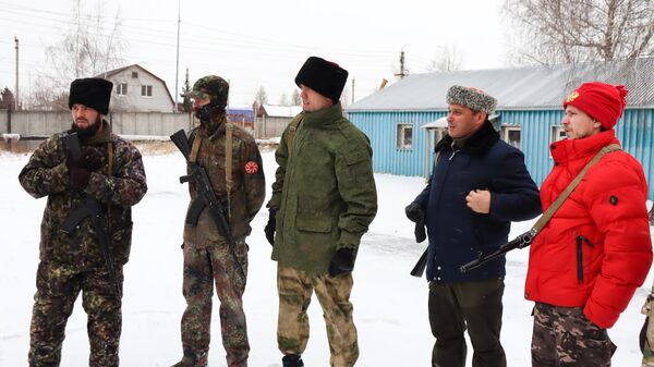 Военно-полевые сборы казаков Тюменского городского казачьего общества