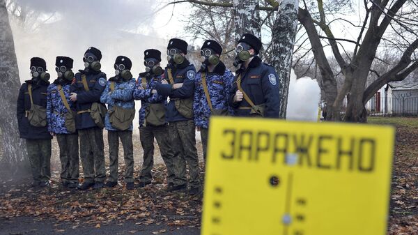 Занятия по военно-патриотическому воспитанию в казачьей кадетской школе в Тамбове