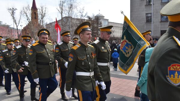 Казаки Иркутского войскового казачьего общества