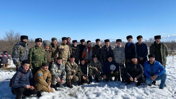 Зимние шермиции. По благословению митрополита Астанайского и Казахстанского Александра на соревнованиях присутствовал заместитель комиссии по работе с казачеством иерей Евгений Козлов. Алматинская область. 23 февраля 2025 года Зимние шермиции. По благословению митрополита Астанайского и Казахстанского Александра на соревнованиях присутствовал заместитель комиссии по работе с казачеством иерей Евгений Козлов. Алматинская область. 23 февраля 2025 года