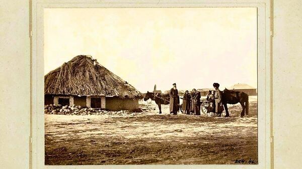 Проводы казака на службу. 1877–1878. Фото Н.А.Крекова Проводы казака на службу. 1877–1878. Фото Н.А.Крекова