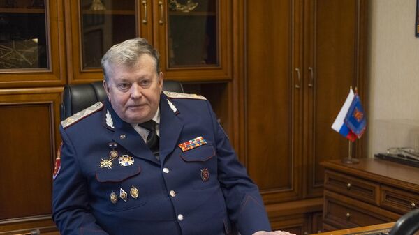 Атаман войскового казачьего общества Центральное казачье войско Иван Миронов