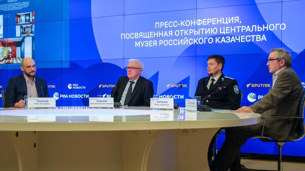 Пресс-конференция, посвященная открытию Центрального музея российского казачества