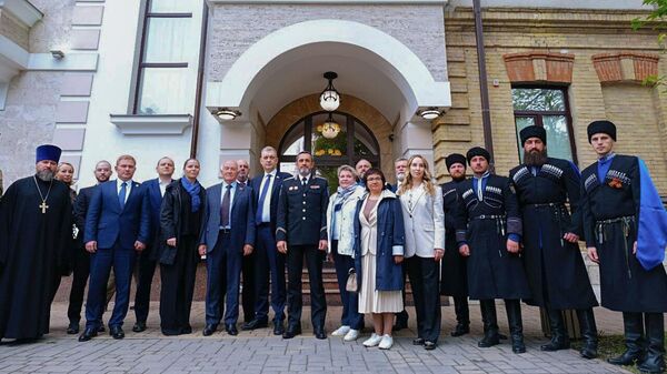 Встреча казаков Терского казачьего войска с депутатами Госдумы РФ