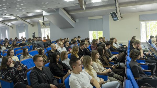 Слушатели всероссийской научной конференции История Войска Запорожского в МГУТУ им. К.Г.Разумовского