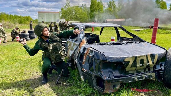 Военно-полевые сборы казаков Уссурийского казачьего войска в Хабаровском крае