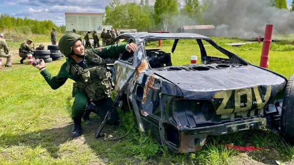 Военно-полевые сборы казаков Уссурийского казачьего войска в Хабаровском крае