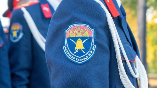 Шеврон Волжского войскового казачьего общества