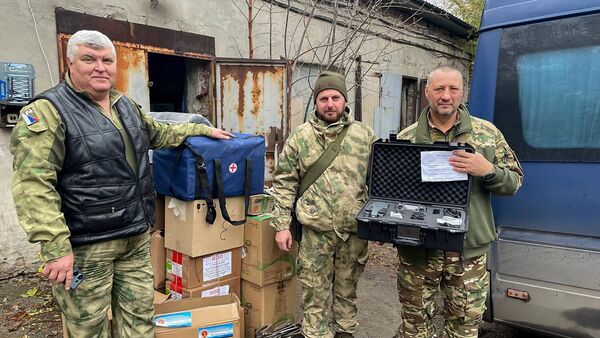 Отправка гуманитарного груза в зону СВО Отправка гуманитарного груза в зону СВО