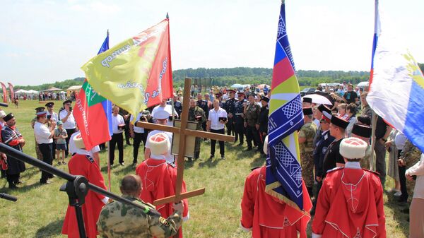 Участники и гости XII Межрегионального конкурса-фестиваля казачьей культуры Весело да громко казаки поют в Рязанской области Участники и гости XII Межрегионального конкурса-фестиваля казачьей культуры Весело да громко казаки поют в Рязанской области