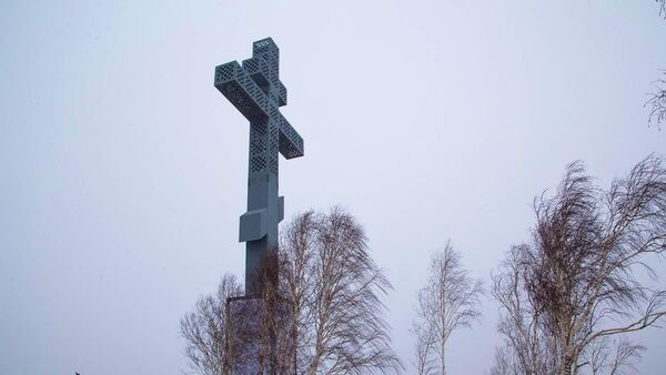 Самый высокий поклонный крест в России (49 м) под Красноярском Самый высокий поклонный крест в России (49 м) под Красноярском