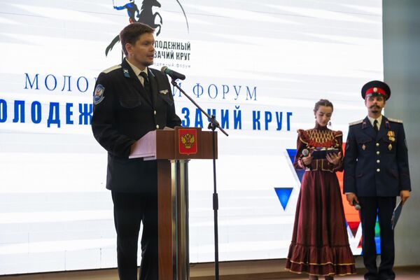 Заместитель атамана ВсКО по молодежной политике Игорь Кочубеев Заместитель атамана ВсКО по молодежной политике Игорь Кочубеев