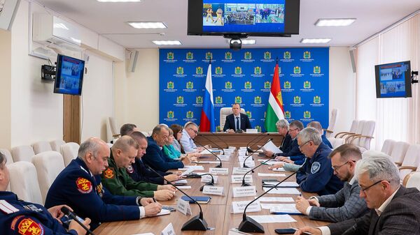 Заседание совета по делам казачества при губернаторе в Калуге