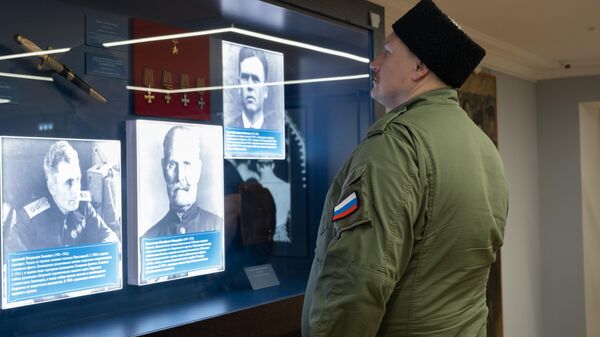 Казаки в Центральном музее российского казачества Казаки в Центральном музее российского казачества