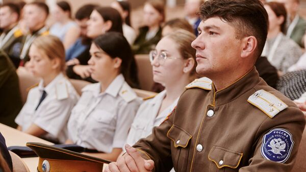 Представители казачьей молодежи