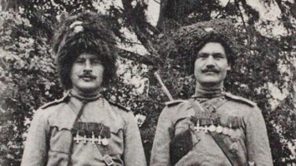 Георгиевский кавалеры. Почтовая открытка. Петроград. 1916 год Георгиевский кавалеры. Почтовая открытка. Петроград. 1916 год