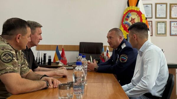 Рабочая встреча в Луганском казачьем кадетском корпусе