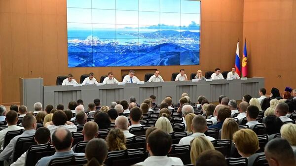 Совещание губернатора Краснодарского края Вениамин Кондратьев в Новороссийске