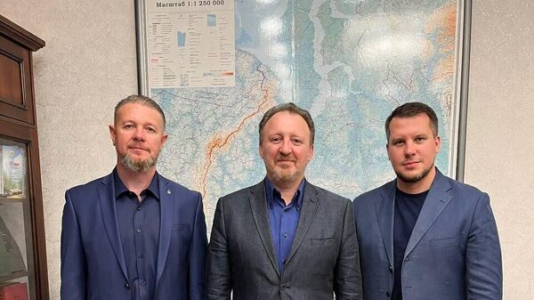 Рабочая встреча атамана Оренбургского войскового казачьего общества Игоря Цыганова и заместителя полномочного представителя Президента РФ в УрФО Бориса Кириллова