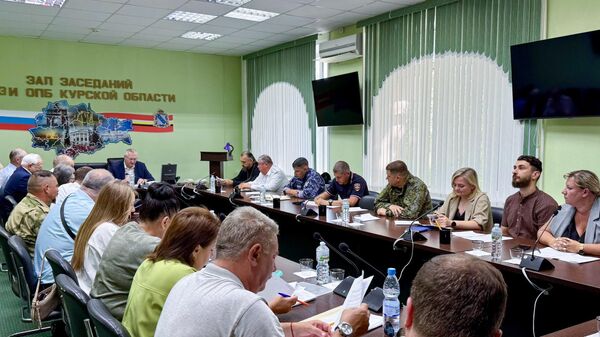 Заседание рабочей группы по взаимодействию с казачьими обществами Курской области
