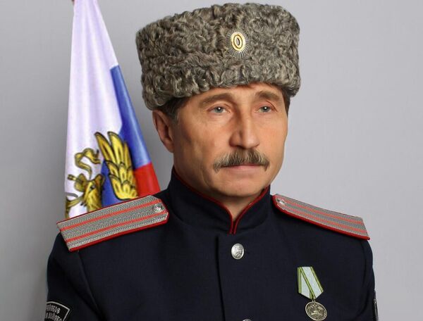 Атаман Отдельного Камчатского казачьего округа Уссурийского казачьего войска Виктор Махиня