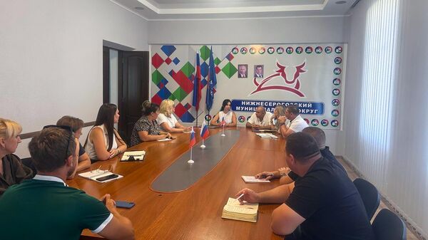 Встреча автора казачьих проектов в Краснодарском крае Виктории Бережной с активом казачьего общества Сыны Отечества