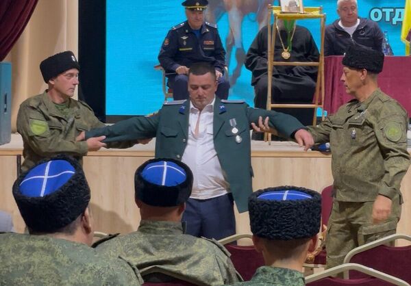 Избрание Виталия Трошина на должность атамана Третьего отдела