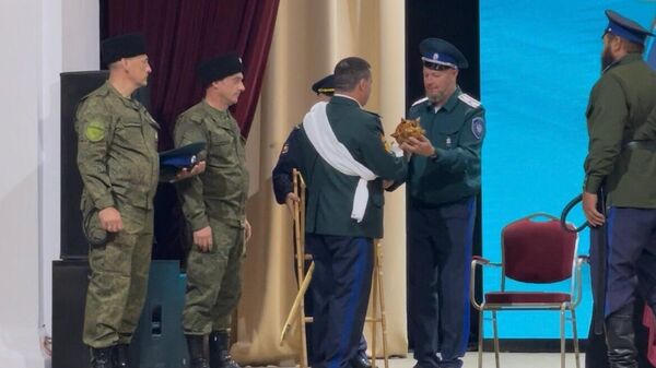 Отчетно-выборный круг Третьего (Троицкого) казачьего военного отдела Челябинской области 
